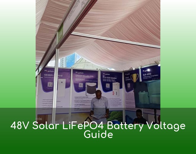 48V Solar LiFePO4 Battery Voltage Guide